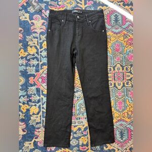 Hudson Black Straight Leg Jeans NWT